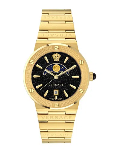 Versace Women's Greca Logo Moonphase Watch