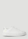 Versace Molded Sole Nylon Greca Sneakers In White