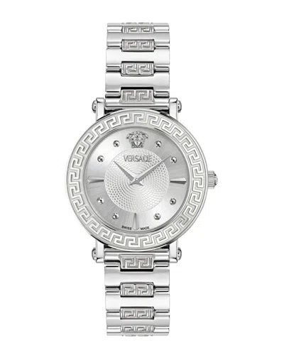 Versace Women's Greca Sphere Watch In Metallic