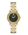 Versace Greca Twist Bracelet Watch In Gold