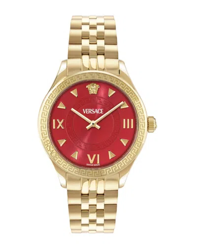 Versace Women's Hellenyium Watch In Yellow
