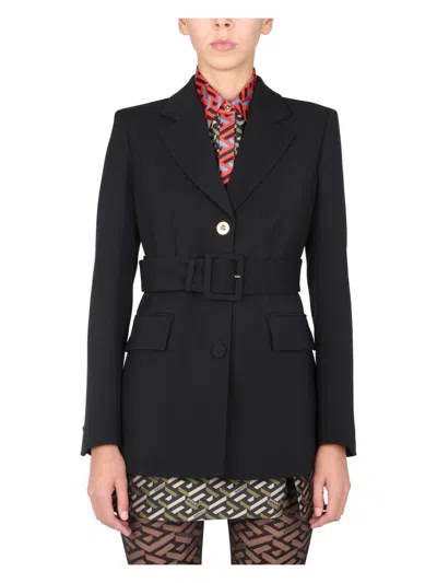 VERSACE WOMEN'S JACKET WITH MEDUSA BUTTON