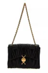 Versace Quilted Shoulder Bag Kleio In Black