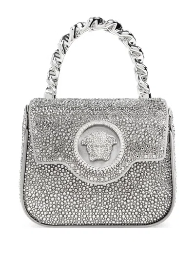 Versace Women La Medusa Tote Bag With Decoration