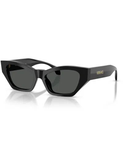 Versace Women's Large Sunglasses, Ve4488u In Black