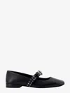 Versace Women Leather Ballerinas With Frontal Studs