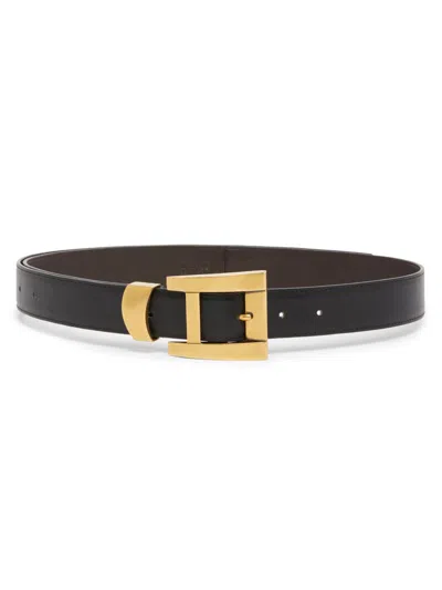 Versace Cintura In Pelle In Black
