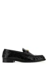 Versace Medusa Chain Leather Loafers