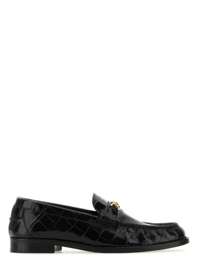 Versace Women's Leather Medusa 95 Loafers