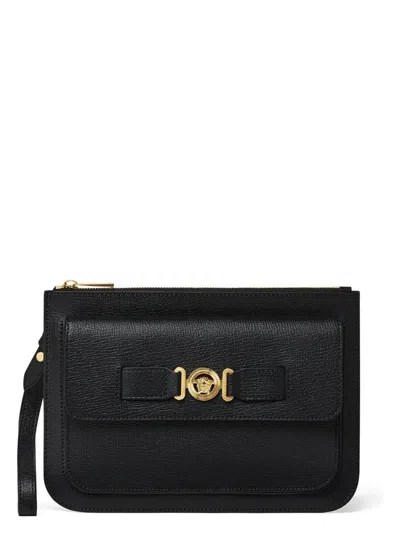 Versace Women's Leather Medusa Biggie Clutch
