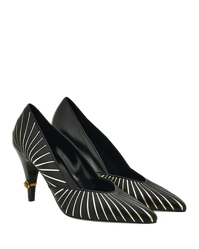 Versace Gianni Nappa Pumps 90 Mm In Multi