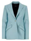 Versace Leather Single Breast Jacket