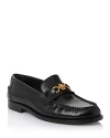 VERSACE WOMEN'S LOGO LOAFER FLATS