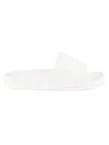 Versace Women's Logo Pool Slides In White
