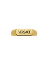 Versace Women Logo Ring In Gold