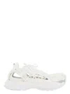 Versace White Sneakers With Panelled Design And Cut-out