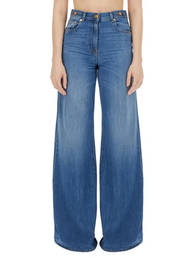 Versace Women Marine Jeans In Navy