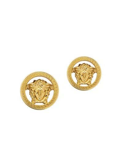 Versace Women's Medusa '95 Goldtone Stud Earrings