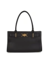 Versace Women's Medusa 95 Large Tote Calf Leather In Black Gold