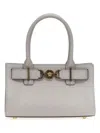 Versace Medusa Tote Bag Gray In Pearlgrey