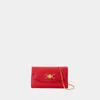 Versace Women's Medusa 95 Wallet On Chain In Red
