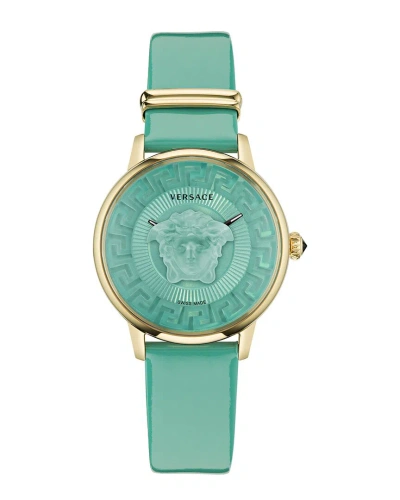 Versace Women's Medusa Alchemy Watch In Green