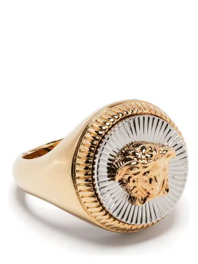 Versace Ring Metal In Silver