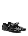 Versace Open-toe Ballet Flats In Gianni Ribbon In Black