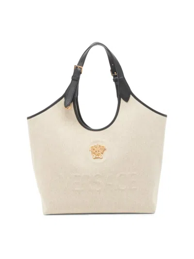 Versace Women's Medusa Cotton Tote Bag