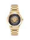 Versace Medusa Infinite Limited Edition Skeleton Automatic Watch In Sapphire
