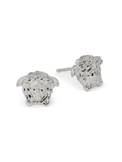 Versace Women's Medusa Stud Earrings In Metallic