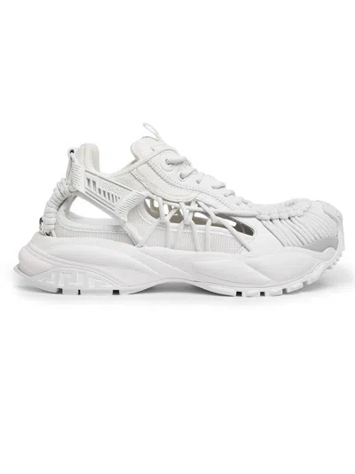 VERSACE WOMEN'S MERCURY M_VS_01 MESH LEATHER SNEAKERS