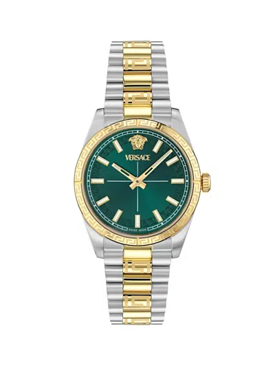 Versace Women's Millenyium Stainless Steel Bracelet Watch/32mm In Red