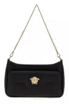 Versace Black La Medusa Mini Crossbody Bag In Black