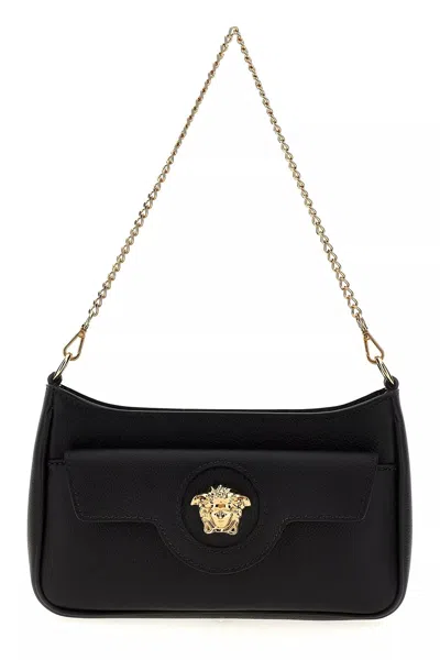 Versace Women 'mini La Medusa' Crossbody Bag In Black