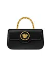 Versace Women's Mini La Medusa Satin Top Handle Bag In Brown