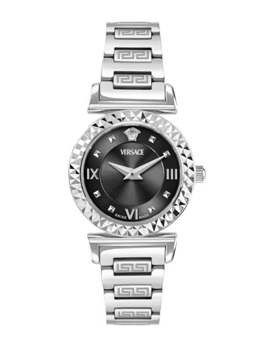 Versace Women's Mini Vanity Watch In Metallic