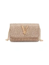 Versace Women's Mini Virtus Hotfix Crossbody Bag In Camel