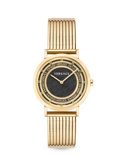 Versace Women's New Generation 36mm Stainless Steel Bracelet Watch In Gold