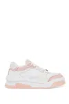 Versace Leather Sneakers With Greca Detail In White