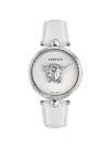VERSACE WOMEN'S PALAZZO EMPIRE 39MM STAINLESS STEEL & LEATHER STRAP WATCH