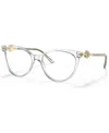 Versace Women's Phantos Eyeglasses, Ve3298b55-o In Crystal