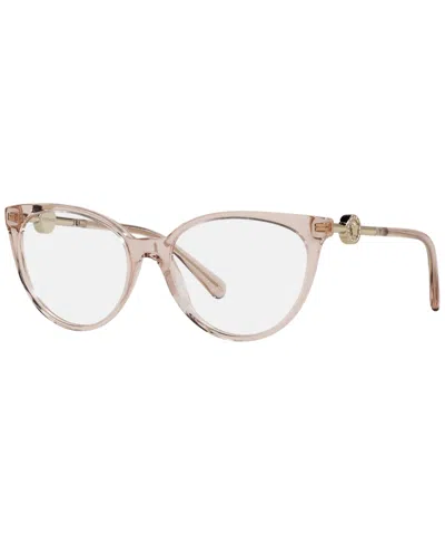 Versace Women's Phantos Eyeglasses, Ve3298b55-o In Transparent Pink