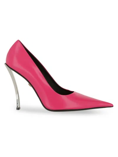Versace Women's Pin-point Pumps Pumps In Tropical Pink