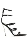 Versace Pin-points Sandals In Black