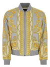Versace Printed Polyester Bomber Jacket