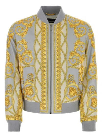 VERSACE WOMEN'S POLYESTER BOMBER JACKET
