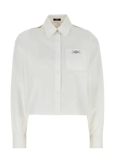 VERSACE WOMEN'S POPLIN SHIRT