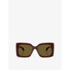 Versace Woman Sunglass Ve4467u In Red