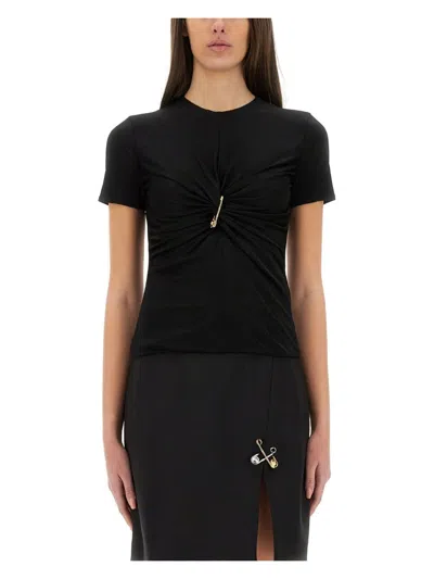 VERSACE WOMEN'S SAFETY PIN CURLED TOP